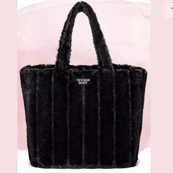 Victoria's Secret Handbags - 🚫SOLD🚫VICTORIA’S SECRET TOTE BAG - Faux Fur